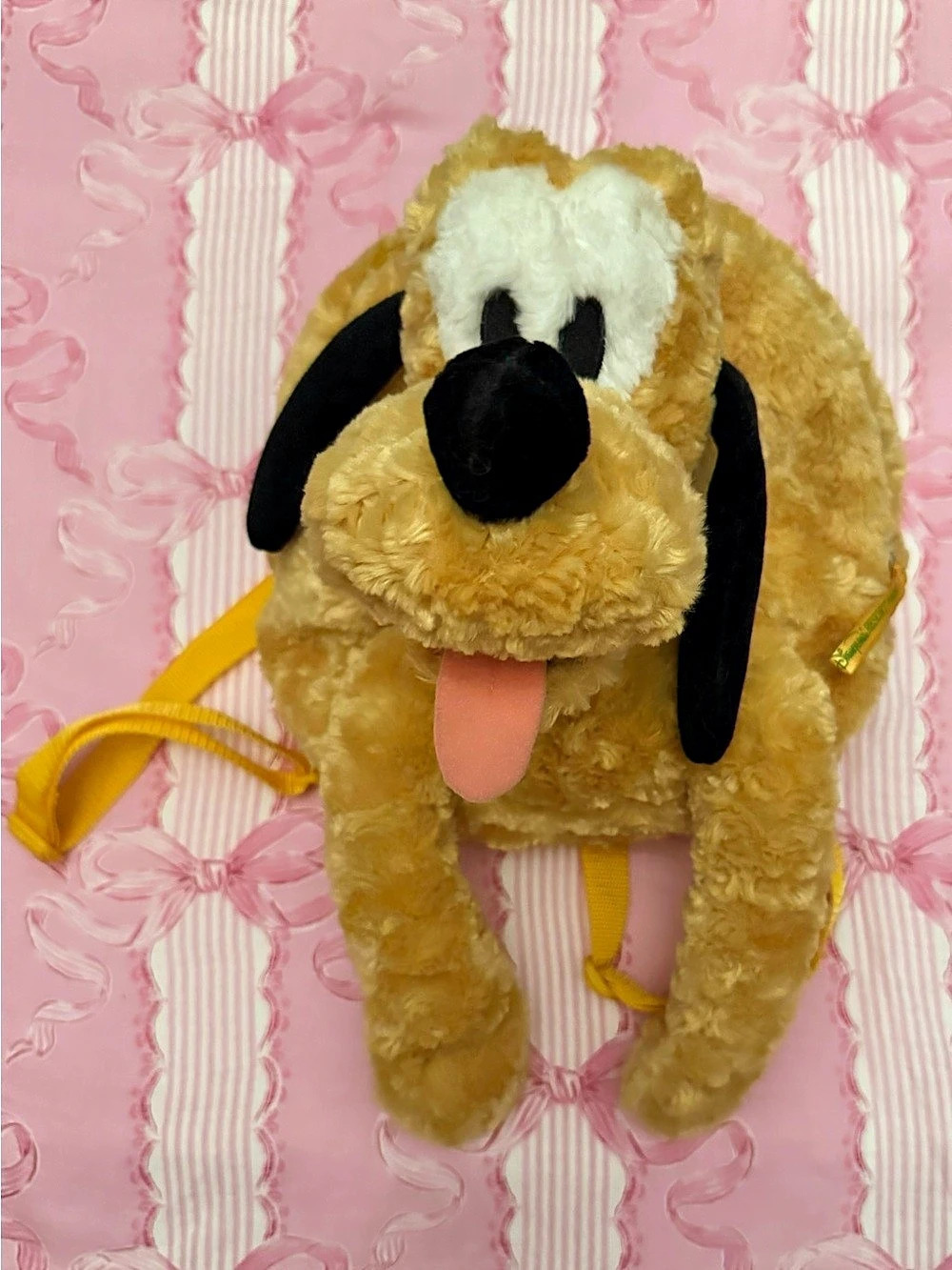 Disneyland Paris Pluto plush backpack